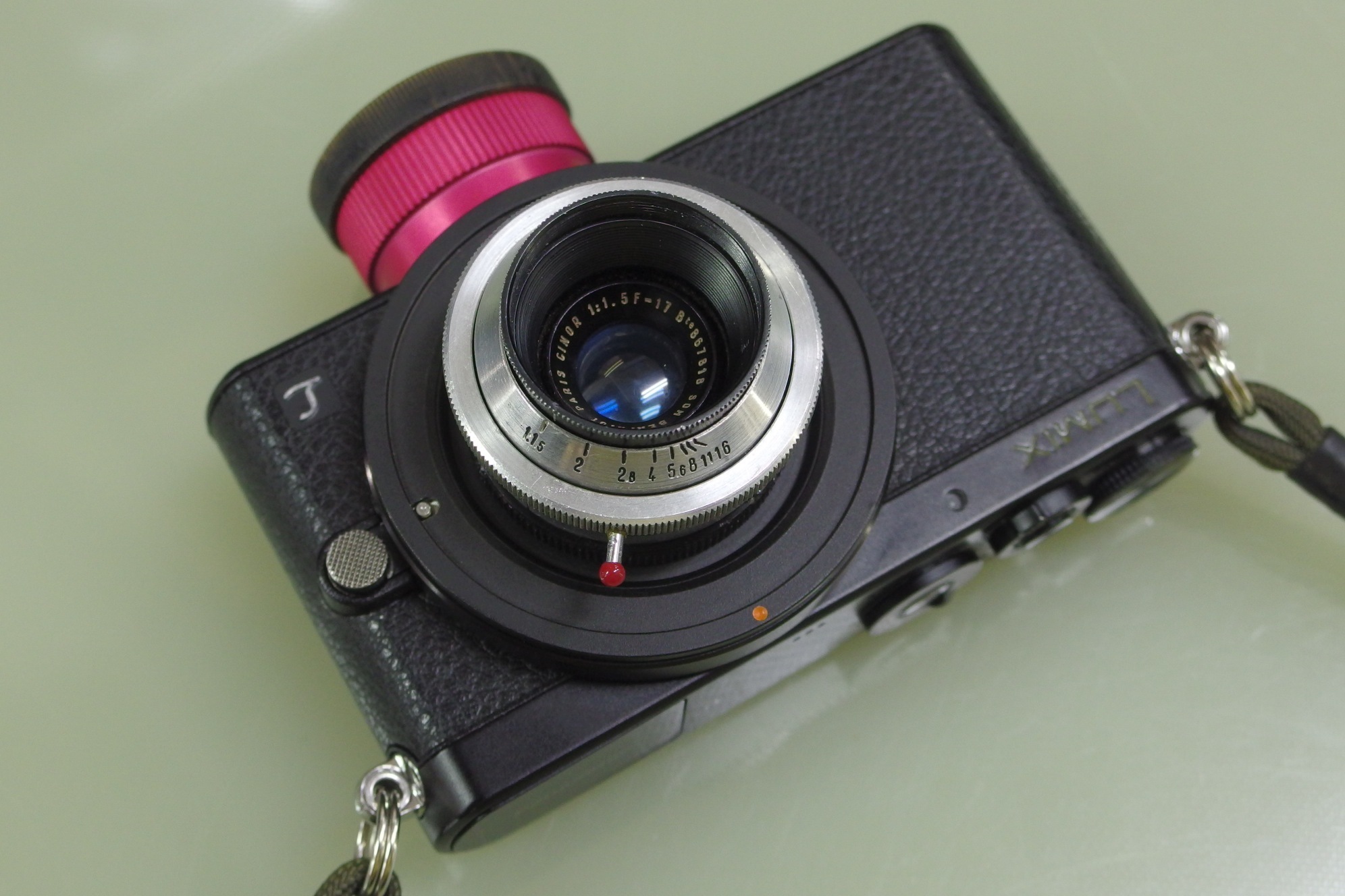 第十七號 GM1のクロップ撮り機能で使う、SOM BERTHIOT PARIS CINOR 1